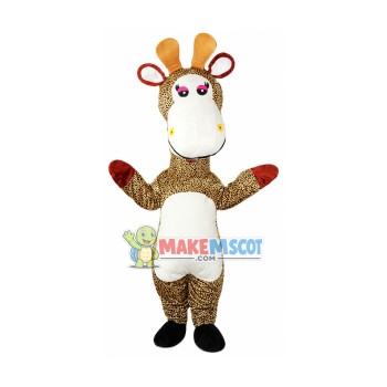 Enchanting Dancing Giraffe Mascot Costume Enchanting Dancing Giraffe Mascot Costume