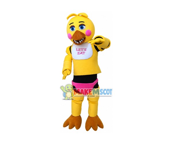 Chica Mascot Five Nights at Freddys Costume
