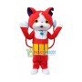 Cute Ground-bound Cat With Two Tails Mascot Costume