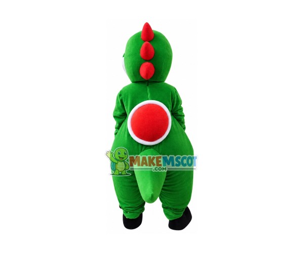 Lifesome Green Dinosaur Baby Mascot Costume Lifesome Green Dinosaur Baby Mascot Costume