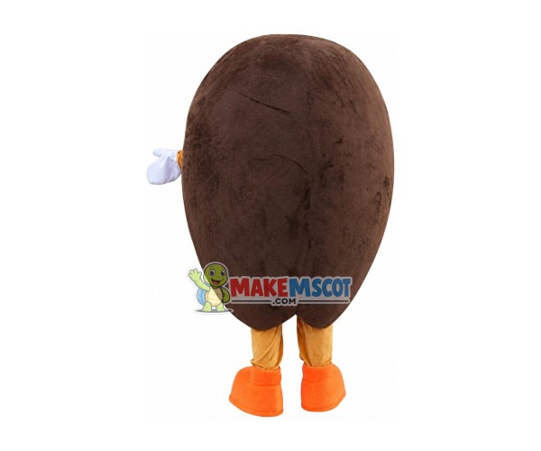 Funny Cartoon Coffee Bean Mascot Costume