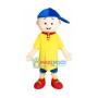Little Boy Mascot Costume In The Yellow Shirt
