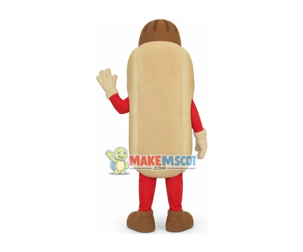 Smoked Cooked Sausage Mascot Costume Smoked Cooked Sausage Mascot Costume