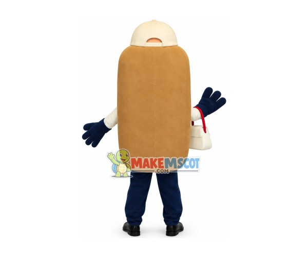 Cartoon Lady-shaped Cheese Hot Dog Mascot Costume Cartoon Lady-shaped Cheese Hot Dog Mascot Costume