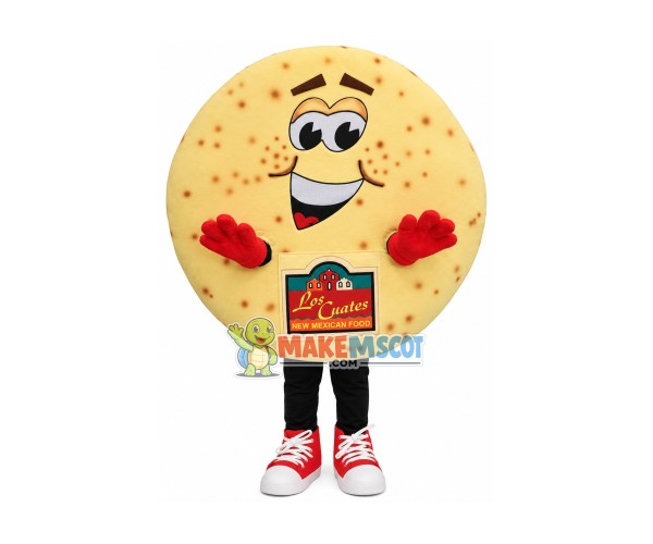 Pie of The Mexican Restaurant Mascot Costume Pie of The Mexican Restaurant Mascot Costume
