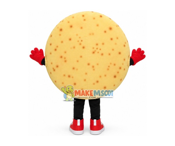 Pie of The Mexican Restaurant Mascot Costume Pie of The Mexican Restaurant Mascot Costume