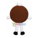 Fluffy Creamy Chocolate Pie Mascot Costume Fluffy Creamy Chocolate Pie Mascot Costume
