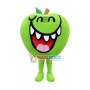 Interesting Cartoon Apple With Big Smile Mascot Costume