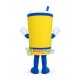 Full Glass of Sparkling Water Mascot Costume