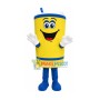 Full Glass of Sparkling Water Mascot Costume