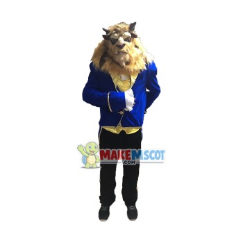 Ugly Monster Prince In The Suit Mascot Costume Ugly Monster Prince In The Suit Mascot Costume