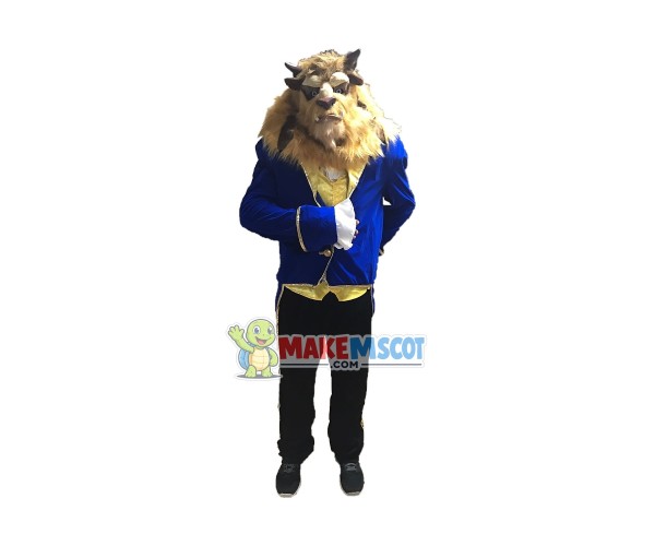 Ugly Monster Prince In The Suit Mascot Costume Ugly Monster Prince In The Suit Mascot Costume