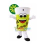 Soda Water With Lemon Slice Mascot Costume