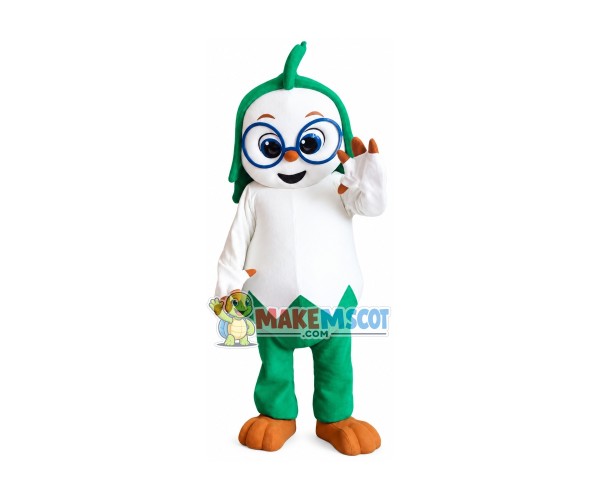 Cabbage Taoist With Glasses Mascot Costume Cabbage Taoist With Glasses Mascot Costume