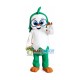 Cabbage Taoist With Glasses Mascot Costume Cabbage Taoist With Glasses Mascot Costume