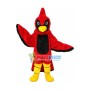 Red Pointed Head Eagle Mascot Costume