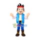 Capable Turban Boy Mascot Costume