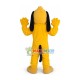 Yellow Pluto The Pup Mascot Cartoon Costume Yellow Pluto The Pup Mascot Cartoon Costume