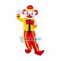 Performing Comical Clown Mascot Costume