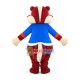 Blue Gown Chipmunk Mascot Costume Blue Gown Chipmunk Mascot Costume