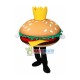 Huge Cheese Beef King Burger Mascot Costume Huge Cheese Beef King Burger Mascot Costume