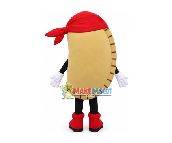 Dumpling In The Red Turban Mascot Costume