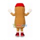 Peanut Wearing Red Sports Boots Mascot Costume Peanut Wearing Red Sports Boots Mascot Costume