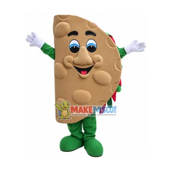 Spanish Spicy Burrito Mascot Costume Spanish Spicy Burrito Mascot Costume