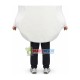 Irregularly Shaped Cooked Poached Egg Mascot Costume Irregularly Shaped Cooked Poached Egg Mascot Costume