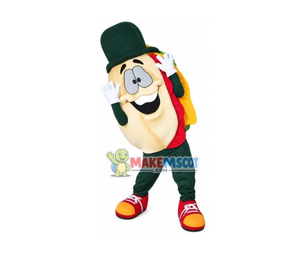 Cheese Sandwich Mascot Cartoon Costume Cheese Sandwich Mascot Cartoon Costume