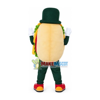 Cheese Sandwich Mascot Cartoon Costume Cheese Sandwich Mascot Cartoon Costume