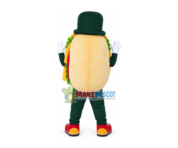 Cheese Sandwich Mascot Cartoon Costume Cheese Sandwich Mascot Cartoon Costume