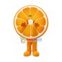 Half a Cut Orange Mascot Costume