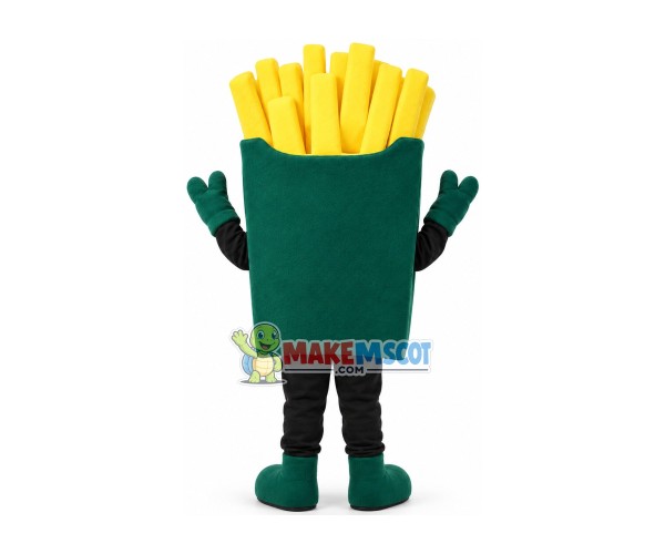 Full Pack of Cheese Sticks Mascot Costume Full Pack of Cheese Sticks Mascot Costume