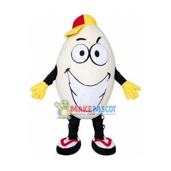 Smiley Rice In The Flip Flops Mascot Costume