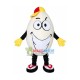 Smiley Rice In The Flip Flops Mascot Costume Smiley Rice In The Flip Flops Mascot Costume
