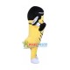 Fitness Banana Holding Dumbbells Mascot Costume