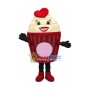 Fluffy Small Cream Cake Mascot Costume