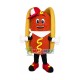 Hot Dog With Napkin Mascot Costume Hot Dog With Napkin Mascot Costume