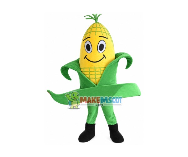 Corn With Shedding Leaves Mascot Costume Corn With Shedding Leaves Mascot Costume