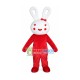 Cute Cartoon Circle Rabbit Mascot Costume Cute Cartoon Circle Rabbit Mascot Costume