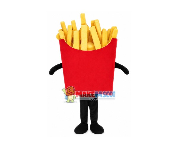 Pack of Crispy Fries Mascot Costume Pack of Crispy Fries Mascot Costume