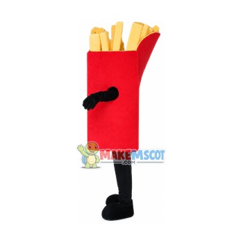 Pack of Crispy Fries Mascot Costume Pack of Crispy Fries Mascot Costume