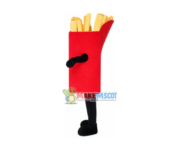 Pack of Crispy Fries Mascot Costume Pack of Crispy Fries Mascot Costume
