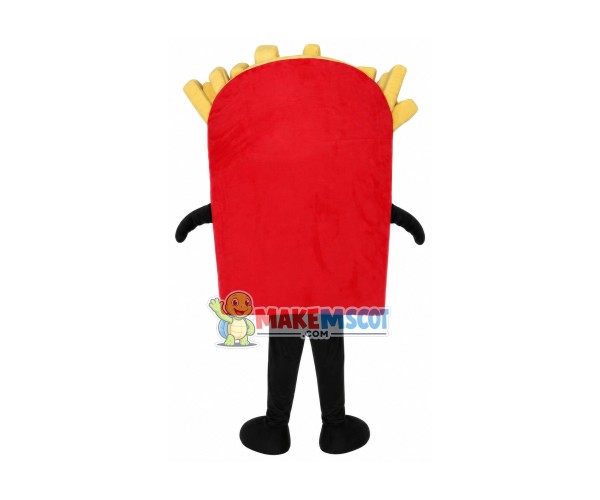 Pack of Crispy Fries Mascot Costume Pack of Crispy Fries Mascot Costume