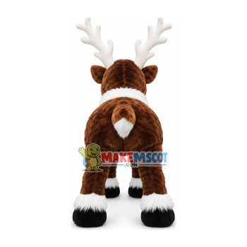Little Reindeer Walking In The Forest Mascot Costume Little Reindeer Walking In The Forest Mascot Costume