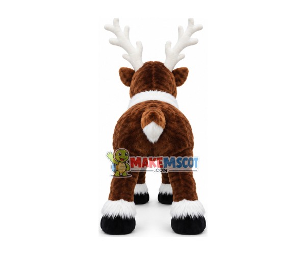 Little Reindeer Walking In The Forest Mascot Costume Little Reindeer Walking In The Forest Mascot Costume