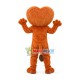 Brilliant Lion With Heart-shaped Mane Mascot Costume Brilliant Lion With Heart-shaped Mane Mascot Costume