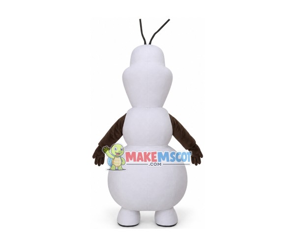 Olaf The Innocent Snowman Mascot Costume Olaf The Innocent Snowman Mascot Costume
