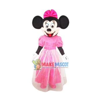 Minnie In Princess Dress Mascot Costume